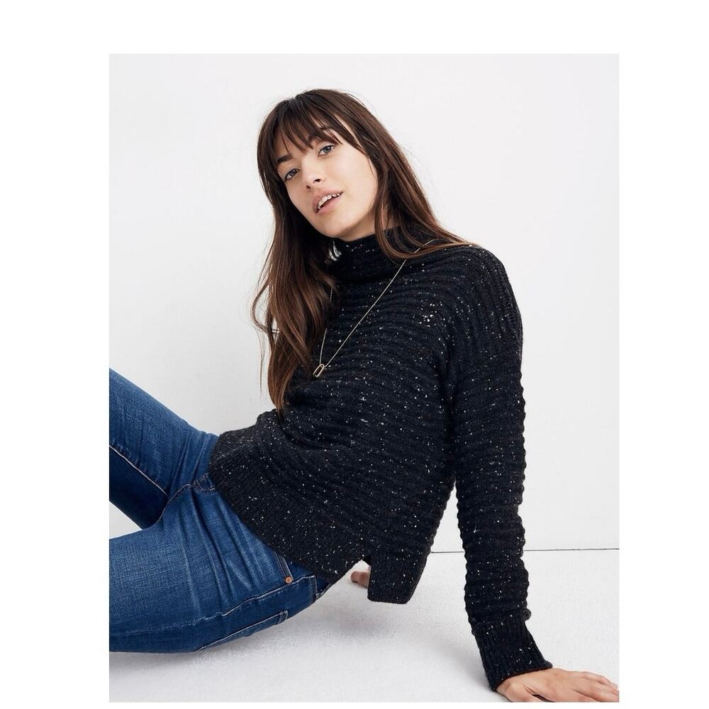 Madewell Grey Speckled Sweater